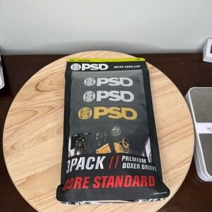 PSD 3 Pack Core Standard Warface Money Hungry Boxer Briefs Underwear Size Large